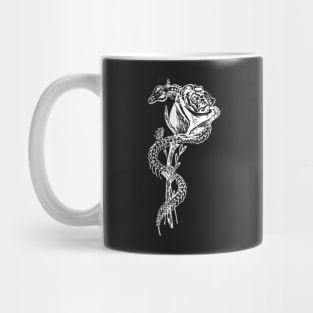 Snake and Rose Mug